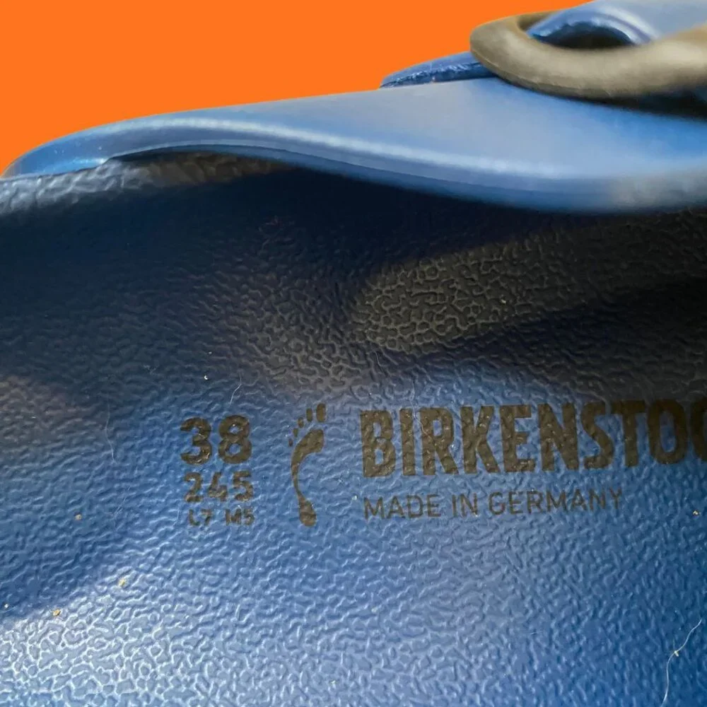 Blue PVC Birkenstock Clog - Picture 4 of 4